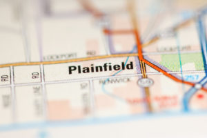 Plainfield, IN on a map