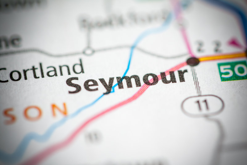 Seymour, Indiana on a map