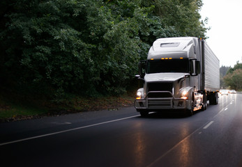 volvo trucks on highway