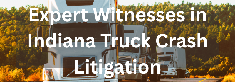 Expert Witnesses in Indiana Truck Crash Litigation