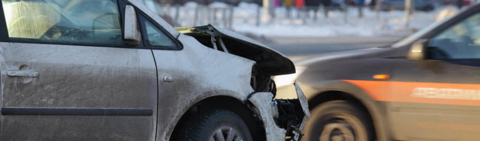 head-on collision in an intersection of Indianapolis, IN