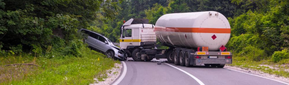 Fuel-loaded truck crashes into vehicle on the highway