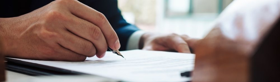 Lawyer filling a lawsuit