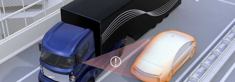 truck blind spot 3d graphic